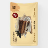 ケーキ屋さん オーダーメイド 編集可能 バナー 横断幕 (縦)