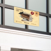 ケーキ屋さん オーダーメイド 編集可能 バナー 横断幕 (ビルの外側)