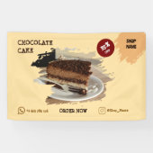 ケーキ屋さん オーダーメイド 編集可能 バナー 横断幕 (横)