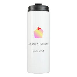 ケーキ屋カップケーキシルエット タンブラー