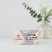 ケーキ屋 | ベーキングの材料とツール 名刺 (スタンド正面)