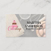 ケーキ屋 | ベーキングの材料とツール 名刺 (正面)