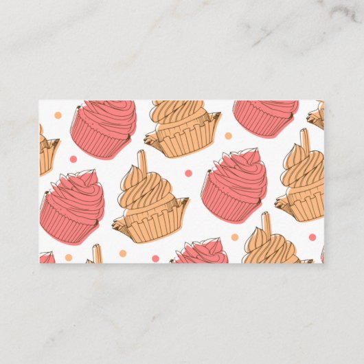 ケーキ屋 名刺 (裏面)