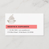 ケーキ屋 名刺 (正面)