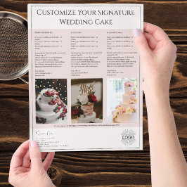 ケーキ広告ー チラシ