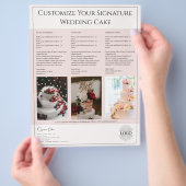 ケーキ広告ー チラシ (手)