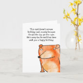 ケーキ恋しく思のバースデーカード カード (黄色い花)