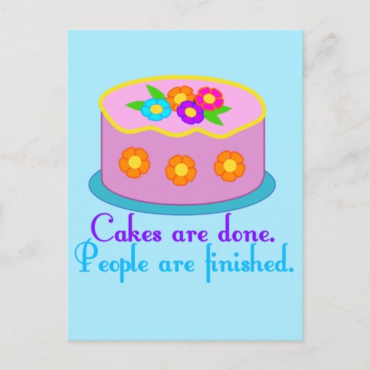 ケーキ文法 ポストカード (正面)