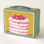 ケーキ時間 メタルランチボックス (裏面)