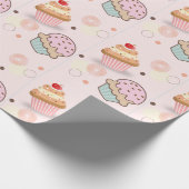 ケーキ模様 ラッピングペーパー (角)
