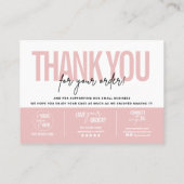 ケーキ気にとカッティングガイド、ケーキ提供ガイド 名刺 (裏面)