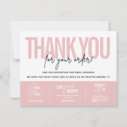 ケーキ気にと切断ガイドV2、ケーキ提供ガイド サンキューカード (裏面)