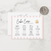 ケーキ気にベーカリーサンキューカード ノートカード (正面/裏面インサイチュ)