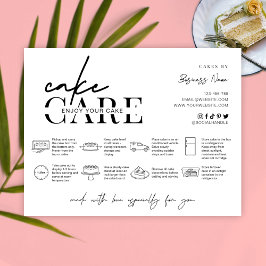 ケーキ気に指示ミニマルサンキューカード サンキューカード