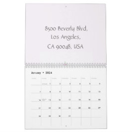 ケーキ水彩事業 カレンダー