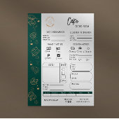 ケーキ注文型枠ベーカリースモールビジネス結婚ズケーキ チラシ