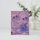 ケーキ生地のポストカード ポストカード (スタンド正面)