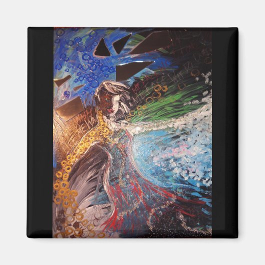 ケーキ石鹸表皮の漂白認識度磁石 マグネット (正面)