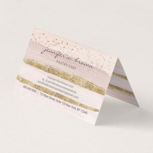 ケーキ結婚パン屋 名刺 (裏面)