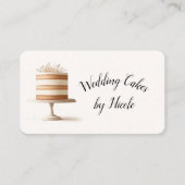 ケーキ結婚ーベーカリーソーシャルメディアつながりQR 名刺 (正面)