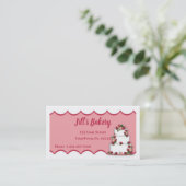 ケーキ結婚ー名刺 名刺 (スタンド正面)