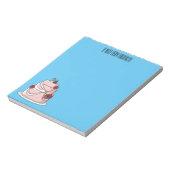 ケーキ結婚ー漫画イラストレーション ノートパッド (回転)