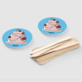 ケーキ結婚ー漫画イラストレーション ハンドファン (組立なし)