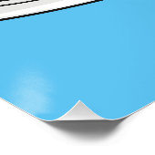 ケーキ結婚ー漫画イラストレーション ポスター (コーナー)