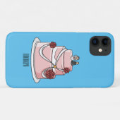 ケーキ結婚ー漫画イラストレーション Case-Mate iPhoneケース (裏面(横))