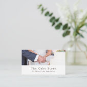 ケーキ結婚、ケーキメーカー、ケーキストア 名刺 (スタンド正面)