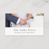 ケーキ結婚、ケーキメーカー、ケーキストア 名刺 (正面)