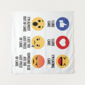 ケーキ絵文字 タペストリー (正面(横))