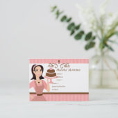 ケーキ美しい 名刺 (スタンド正面)