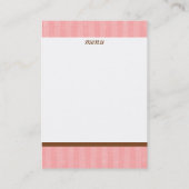 ケーキ美しい 名刺 (裏面)