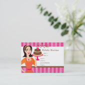 ケーキ美しい 名刺 (スタンド正面)