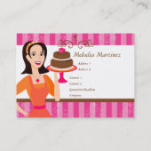 ケーキ美しい 名刺 (裏面)