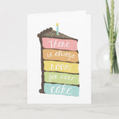 ケーキ誕生日カード カード (正面)