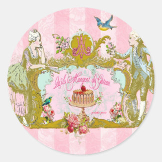 ケーキ食べのシールやシール ラウンドシール