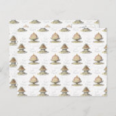 ケーキ食べのヴィンテージマリーアントイフランスのネット ポストカード (正面/裏面)