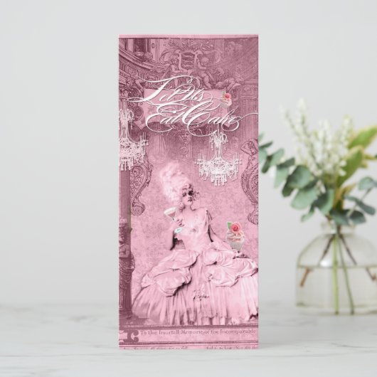 ケーキ食べの招待状 (スタンド正面)