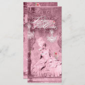 ケーキ食べの招待状 (正面/裏面)