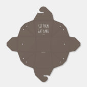 ケーキ食べの箱を持ち帰結婚せ フェイバーボックス (折り畳みなし)