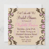 ケーキ食べの色を変える – 招待状 (裏面)