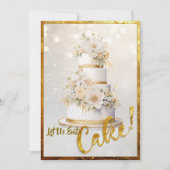 ケーキ食べを下さい招待状 招待状 (正面)