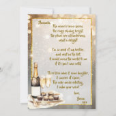 ケーキ食べを下さい招待状 招待状 (裏面)