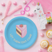 ケーキ食べを丸く切る    ペーパープレート (パーティー)