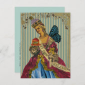 ケーキ食べを作る~はがき/招待状 インビテーションポストカード (正面/裏面)