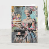 ケーキ食べを作る – パーソナライズされた誕生日カード カード (正面)