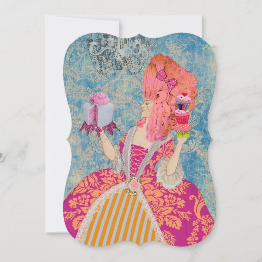 ケーキ食べを作る～招待状 招待状 (正面)