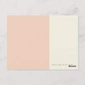 ケーキ食べを焼く～はがき/招待状 ポストカード (裏面)